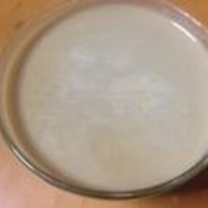 さらに旨く、きな粉入り白バラコーヒー牛乳